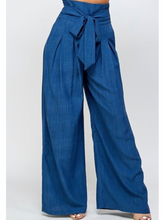 Load image into Gallery viewer, Wide Leg Pants - Blue