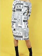 Load image into Gallery viewer, Magazine Midi Dress
