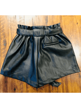 Load image into Gallery viewer, Faux Leather Shorts
